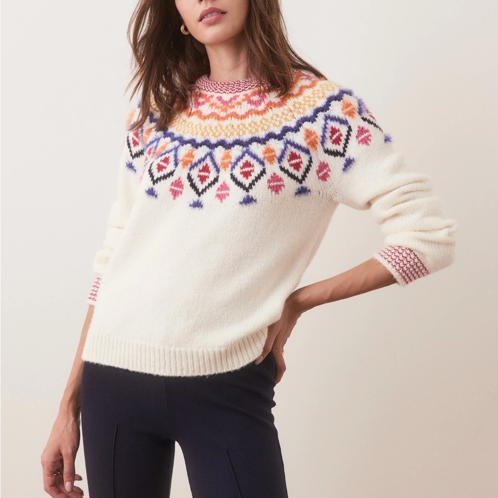 Marine Layer Multicolor Patterned Sweater - image 6